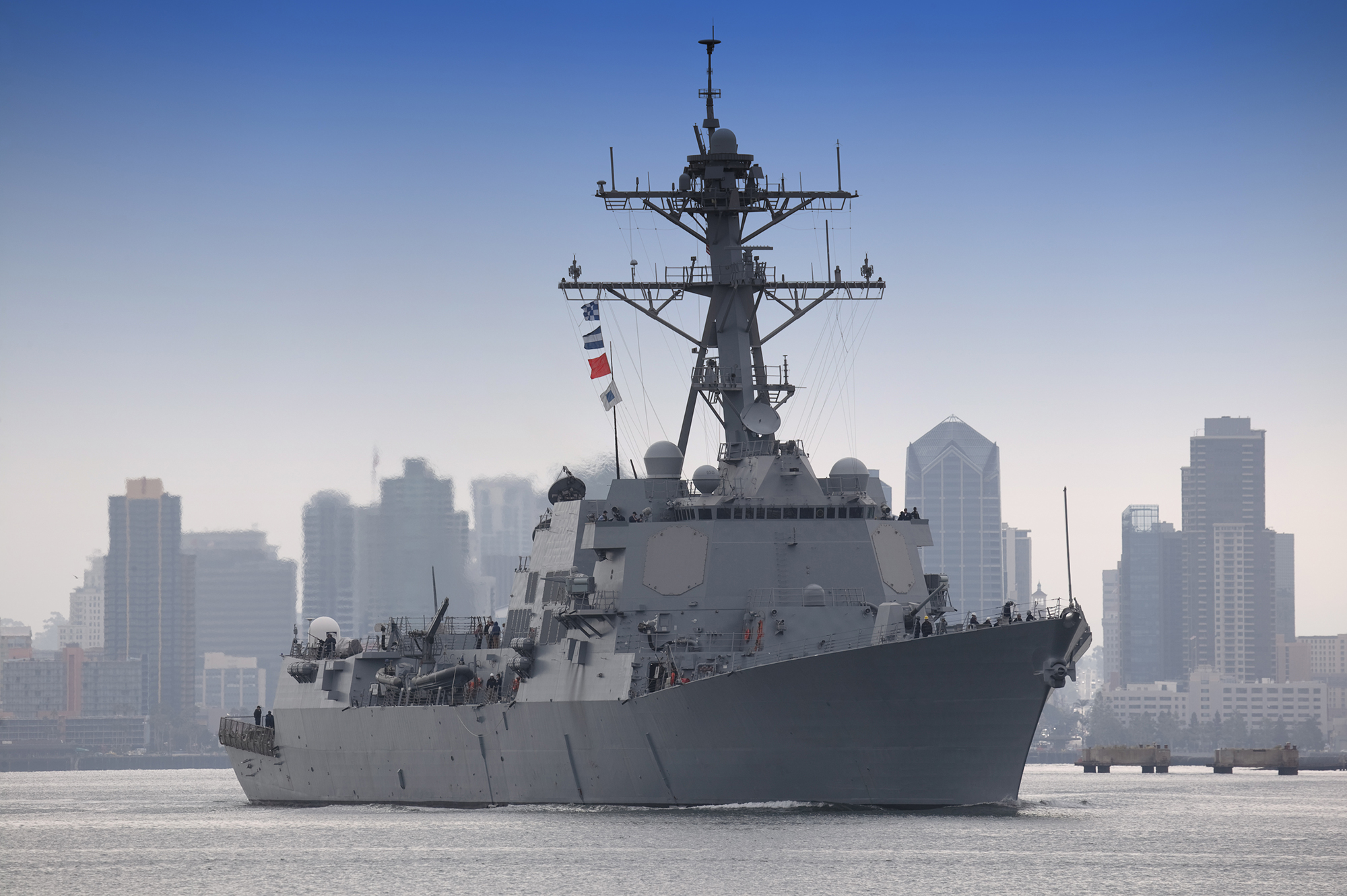 US Navy Destroyer Aegis