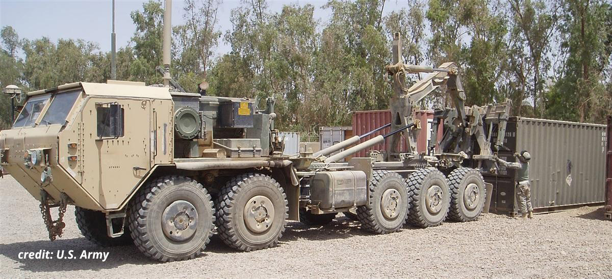 Army Palletized Load System Vehicle, Credit: U.S. Army