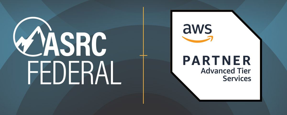 ASRC Federal and AWS Partnership Logo