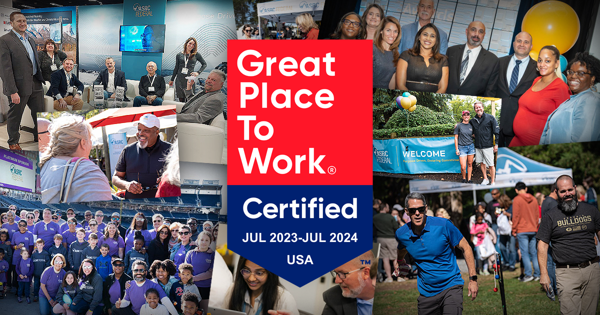 ASRC Federal Earns 2022 Great Place to Work™ Certification