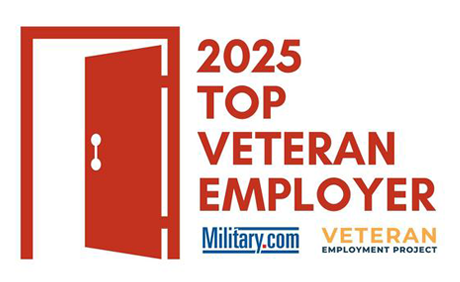 Military.com 2025 Top Veteran Employer Logo
