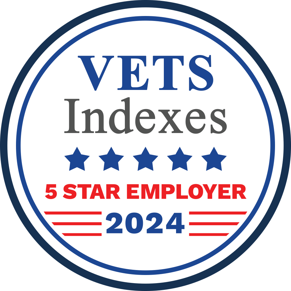Vets Indexes 5 Star Employer Badge