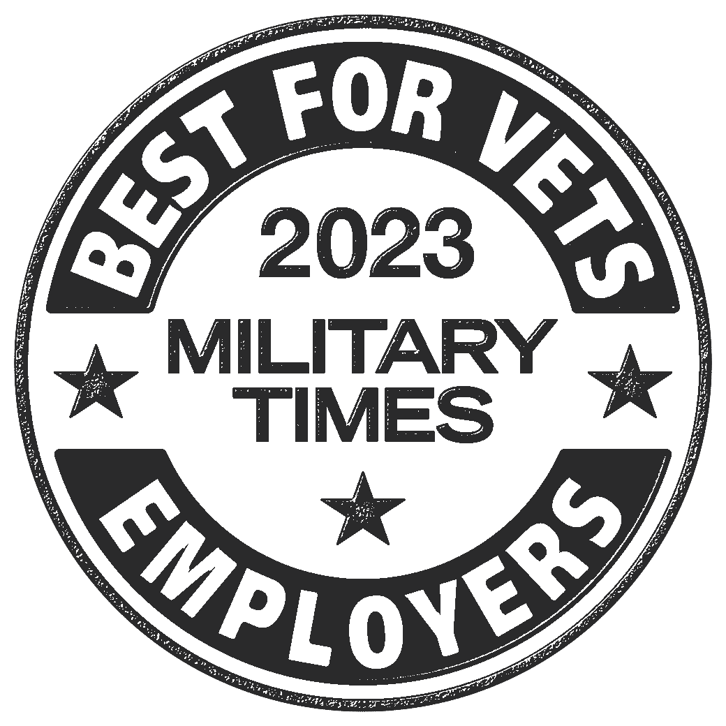 Military Times Best for Vets Logo - White
