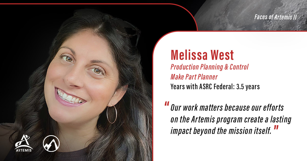 ASRC Federal Faces of Artemis - Melissa West
