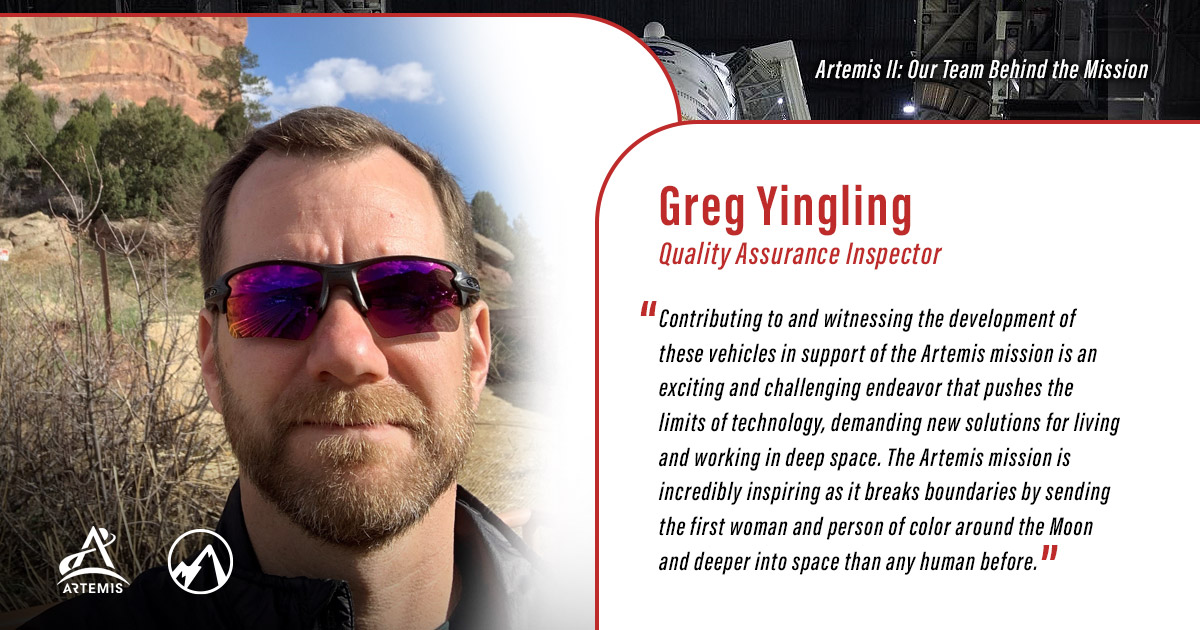 ASRC Federal - Our Team Behind Artemis II - Greg Yingling