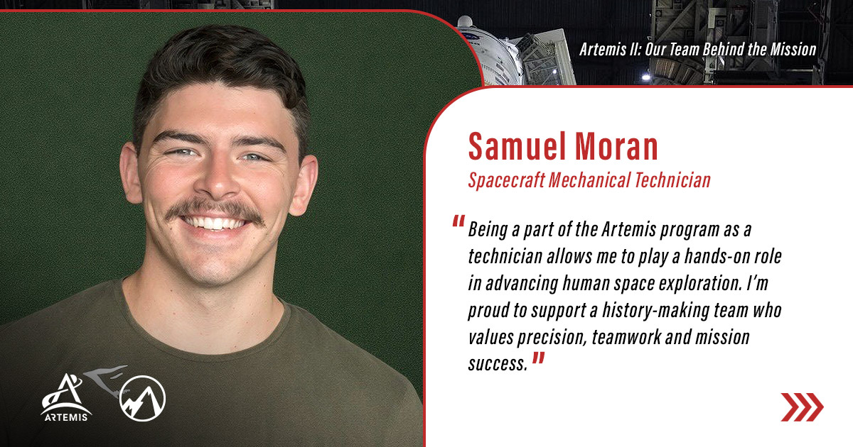 ASRC Federal - Our Team Behind Artemis II - Samuel Moran